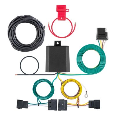 CURT Custom Wiring, 4-Way Flat, Select Edge, Escape, Freestar, Mkx, Tribute, 56329