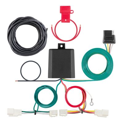 CURT Custom Wiring Harness, 4-Way Flat Output, Select Toyota Avalon, Rav4, 56350