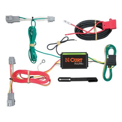 CURT Custom Wiring Harness, 4-Way Flat Output, Select Subaru Crosstrek, Xv Hybrid, 56243