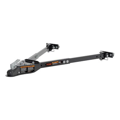 CURT Universal Tow Bar with 2 in. Coupler, 5,000 lb. Capacity, Adjusts 26 in. to 40 in.