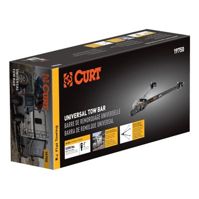 Image showing  Universal Tow Bar with 2 in. Coupler, 5,000 lb. Capacity, Adjusts 26 in. to 40 in.