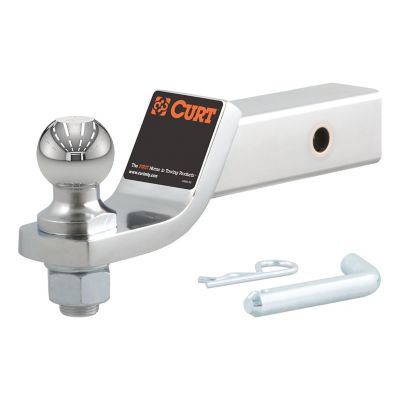 CURT Loaded Ball Mount with 1-7/8 in. Ball (2 in. Shank, 7,500 lb., 2 in. Drop), 45293
