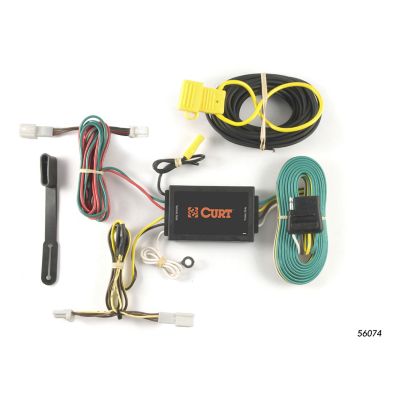 CURT Custom Wiring Harness, 4-Way Flat Output, Select Infiniti Fx 35, Fx 37, Fx 50, Qx 70, 56074