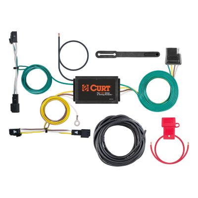 CURT Custom Wiring Harness, 4-Way Flat Output, Select Chevrolet Malibu Premier, 56313