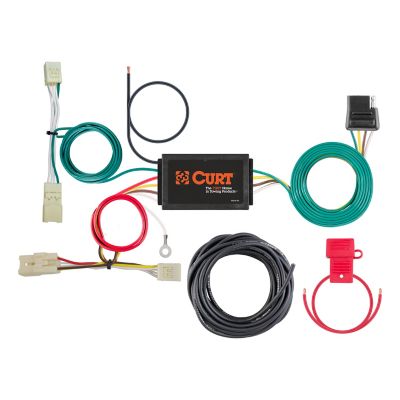 CURT Custom Wiring Harness, 4-Way Flat Output, Select Kia Forte, Koup, 56410