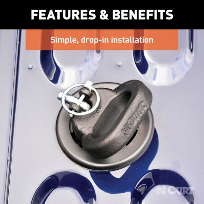 Image showing  Oem Puck System Gooseneck Safety Chain Anchors, Ram (38K)