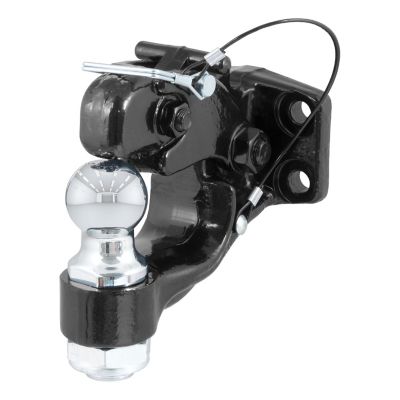 CURT Ball & Pintle Hitch (1-7/8 in. Ball, 6,000 lb. Ball Capacity), 48180