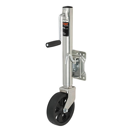 CURT Marine Jack with 8 in. Wheel (1,500 lb., 10 in. Travel), 28115
