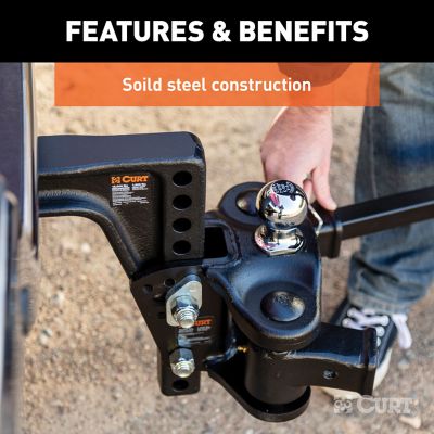 Image showing  2-1/2 in. 15,000 lb. Capacity Weight Distribution Shank, 8 in. Drop