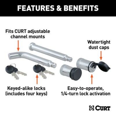 Image showing  Channel Mount Lock Set (5/8 in. Diameter)