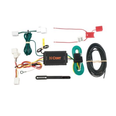 CURT Custom Wiring Harness, 4-Way Flat Output, Select Mazda 2 Hatchback, 5, Cx-9, 56016