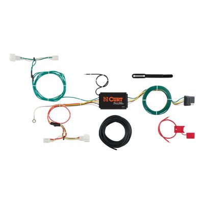 CURT Custom Wiring Harness, 4-Way Flat Output, Select Honda Hrv, 56284