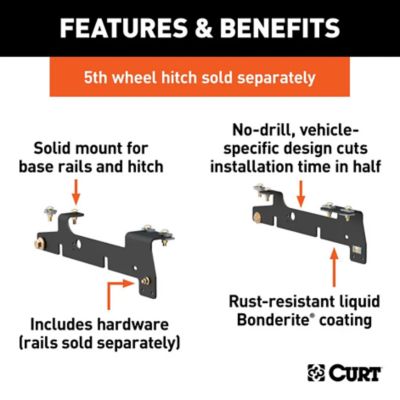 Image showing  Custom 5th Wheel Brackets for Select Ford F-150 and F-250