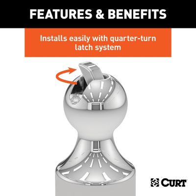 Image showing  2-5/16 in. OEM Puck System Gooseneck Ball, Chevrolet, Ford, GMC, Nissan, Ra, 30,000 lb. Capacity