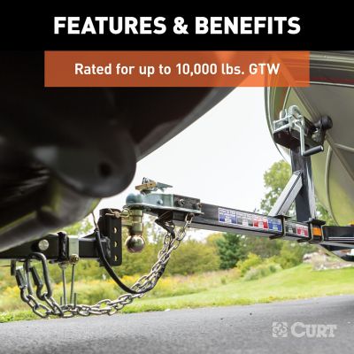 Image showing  Slim Adjustable Channel Mount with Dual Ball (2 in. Shank, 10K, 3-3/4 in. Drop), 45903