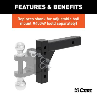 Image showing  Replacement Adjustable Ball Mount Shank for 45049 or 45799