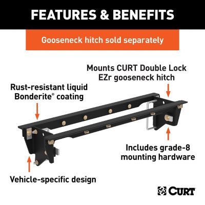 Image showing  Double Lock EZr Gooseneck Installation Brackets, Select Ford F-250, F-350, 60647