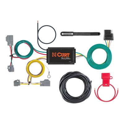 CURT Custom Wiring Harness, 4-Way Flat Output, Select Ford Focus Sedan, 56138