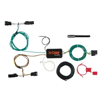 CURT Custom Wiring Harness, 4-Way Flat Output, Select Ford Edge, 56272