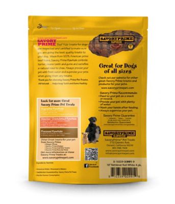 Image showing  10 in. Supreme Retriever Roll White for Dogs, 4 pk.
