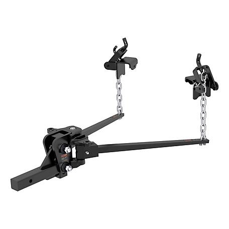 CURT Long Trunnion Bar Weight Distribution Hitch (8K - 10K lb., 30-5/8 in. Bars), 17302