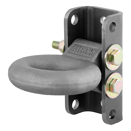 CURT Adjustable Lunette Ring (12,000 lb., 3 in. Eye, 7-1/2 in. Channel Height), 48631