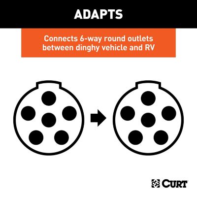 Image showing  8 ft. Dinghy Towing Electrical Extension & Sockets (6-Way Round), 57286