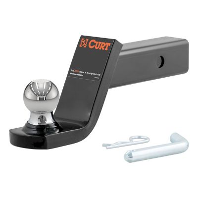 CURT Fusion Ball Mount with 1-7/8 in. Ball (2 in. Shank, 5,000 lb., 4 in. Drop), 45151