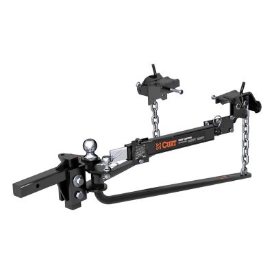 Image showing  10,000 lb. Capacity Round Bar Weight Distribution Hitch with Lubrication, Sway Control
