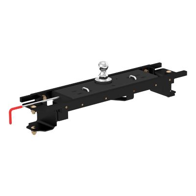 CURT Double Lock Gooseneck Hitch Kit with Brackets, Select Toyota Tundra, 6.5 ft. Bed