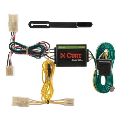 CURT Custom Wiring Harness, 4-Way Flat Output, Select Toyota RAV4, 55307