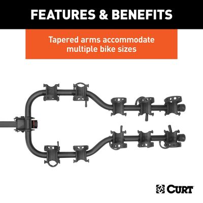 Image showing  5-Bicycle Premium Hitch-Mounted Bike Rack, 2 in. Shank