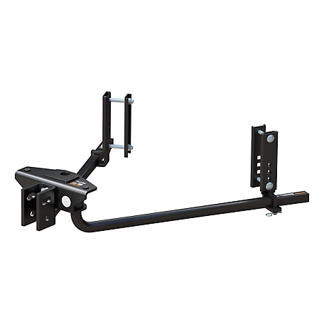 CURT TruTrack 2P Weight Distribution Hitch with 2x Sway Control, 8-10K (No Shank), 17600