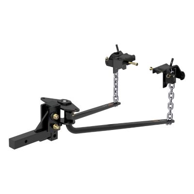 CURT Round Bar Weight Distribution Hitch with Integrated Lubrication (6-8K), 17051
