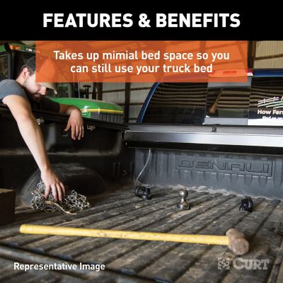 Image showing  2-5/16 in. 38,000 lb. Capacity OEM Puck System Gooseneck Kit for Ram