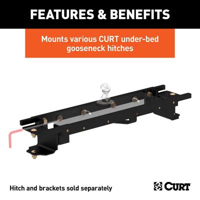 Image showing  Double Lock Gooseneck Installation Brackets, Select Toyota Tundra, 6.5 ft. Bed