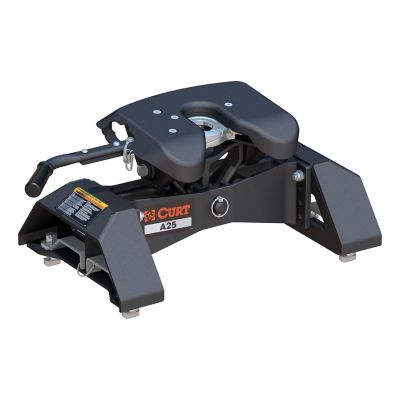 CURT 25,000 lb. Capacity A25 5th Wheel Hitch for Select 8 ft. Silverado and Sierra 2500 and 3500 HD, 16093