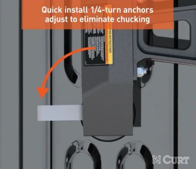 Image showing  25,000 lb. Capacity A25 5th Wheel Hitch for Select 8 ft. Silverado and Sierra 2500 and 3500 HD, 16093
