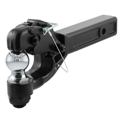 CURT Receiver-Mount Ball & Pintle Hitch (2 in. Shank, 2 in. Ball, 10,000 lb.)