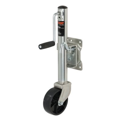 CURT Marine Jack with 6 in. Wheel (1,200 lb., 10 in. Travel), 28112