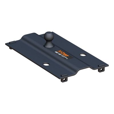 CURT Bent Plate 5th Wheel Rail Gooseneck Hitch with 2-5/16 in. Ball, 25K (3 in. Offset), 16055