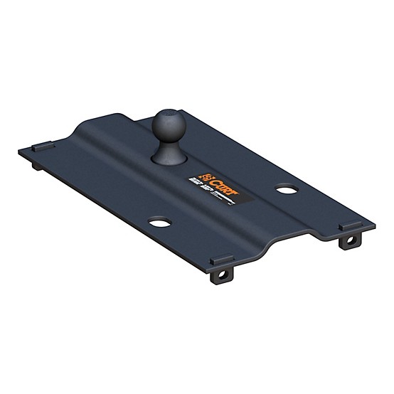 CURT Bent Plate 5th Wheel Rail Gooseneck Hitch with Ball Offset 3 CURT Bent Plate 5th Wheel Rail Gooseneck Hitch with Ball Offset 3