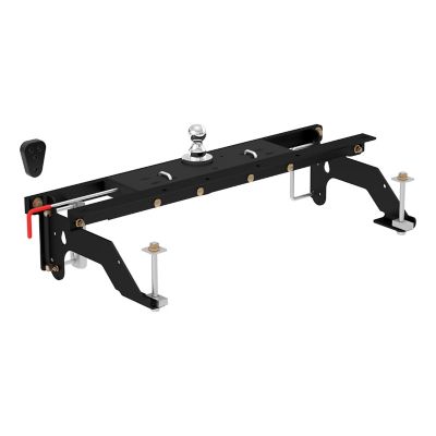 CURT Double Lock Gooseneck Hitch Kit with Brackets, Select Dodge Ram 1500