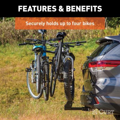 Image showing  Premium Hitch-Mounted Bike Rack (4 Bikes, 2 in. Shank), 18064