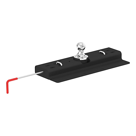 CURT Double Lock Gooseneck Hitch, 2-5/16 in. Ball, 30K (Brackets Required), 60615