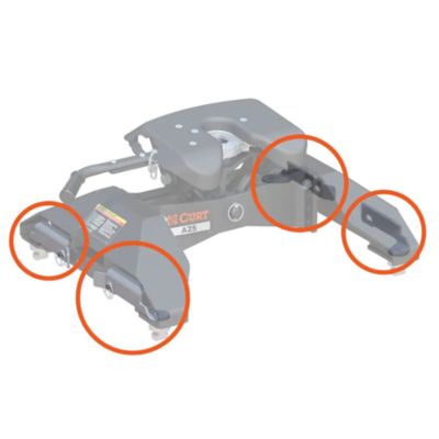 Image showing  Replacement 5th Wheel Puck System Handles for Chevrolet and GMC (Fits 16025)