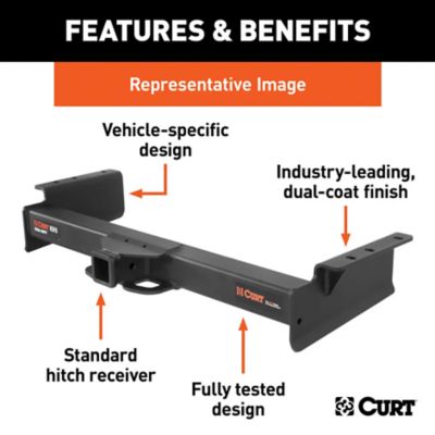 Image showing  Xtra Duty Class 5 Hitch, 2 in. Receiver, Select Chevrolet, GMC C-Series, K-Series, 15317