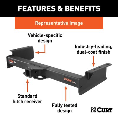 Image showing  Xtra Duty Class 5 Trailer Hitch, 2 in. Receiver, Select Dodge Ram 2500, 3500, 15318