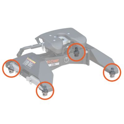 Image showing  Replacement 5th Wheel Puck System Anchors for Chevrolet and GMC (Fits 16025)