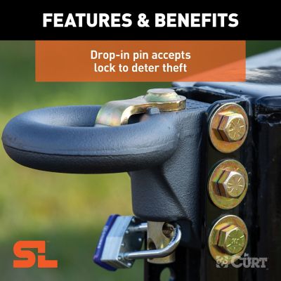 Image showing  SecureLatch Channel-Style Lunette Ring (40,000 lb., 3 in. ID), 48626